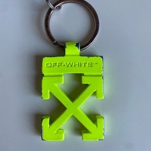 Off white neon yellow keychain!